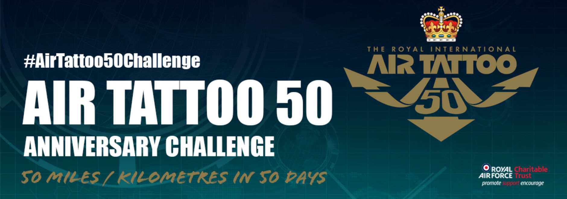 Air Tattoo’s 50th Challenge Anniversary header.
